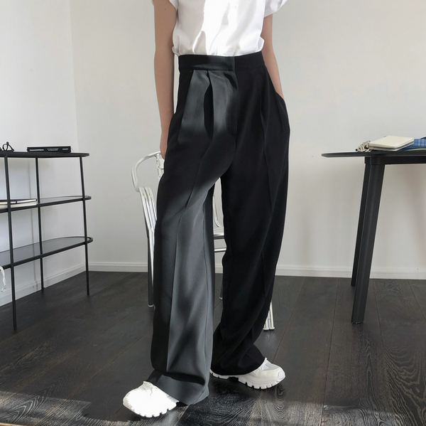 Center pressed pants（即納）