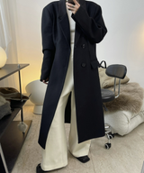 Notched Collar Wool blended Coat