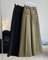 Wide A-line trousers