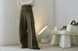 Wide A-line trousers