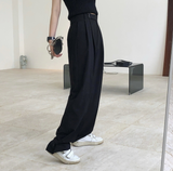 High waist wide leg pants