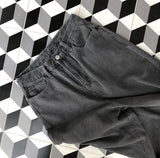 Black loose jeans