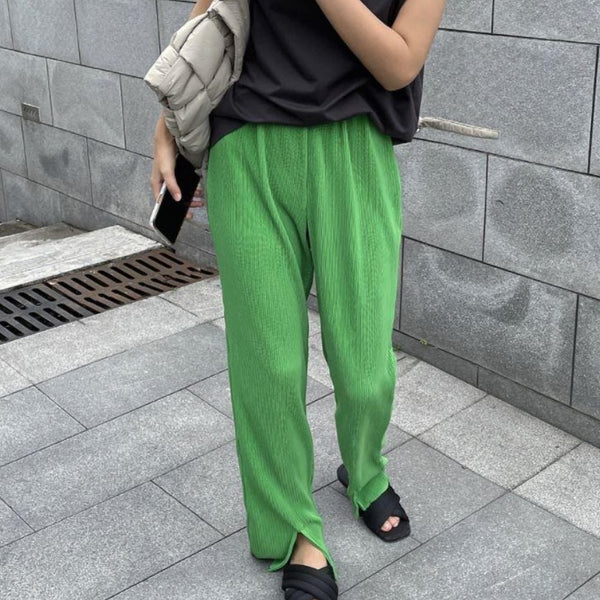 Wavy Pleats Pants