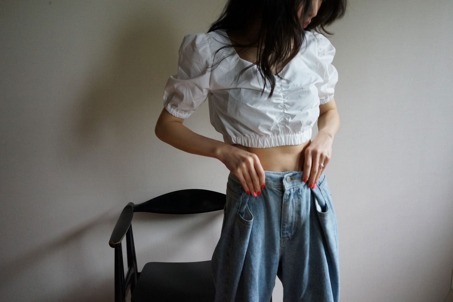 Puff sleeve blouse