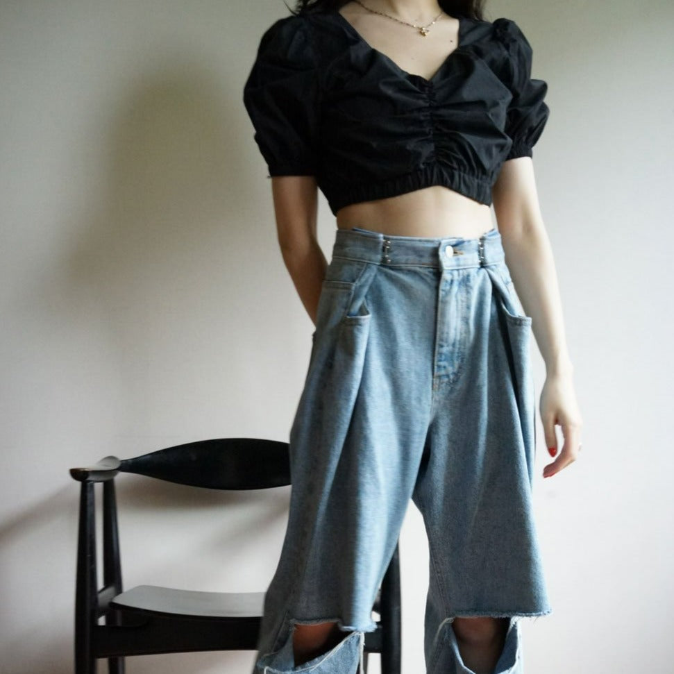 Puff sleeve blouse