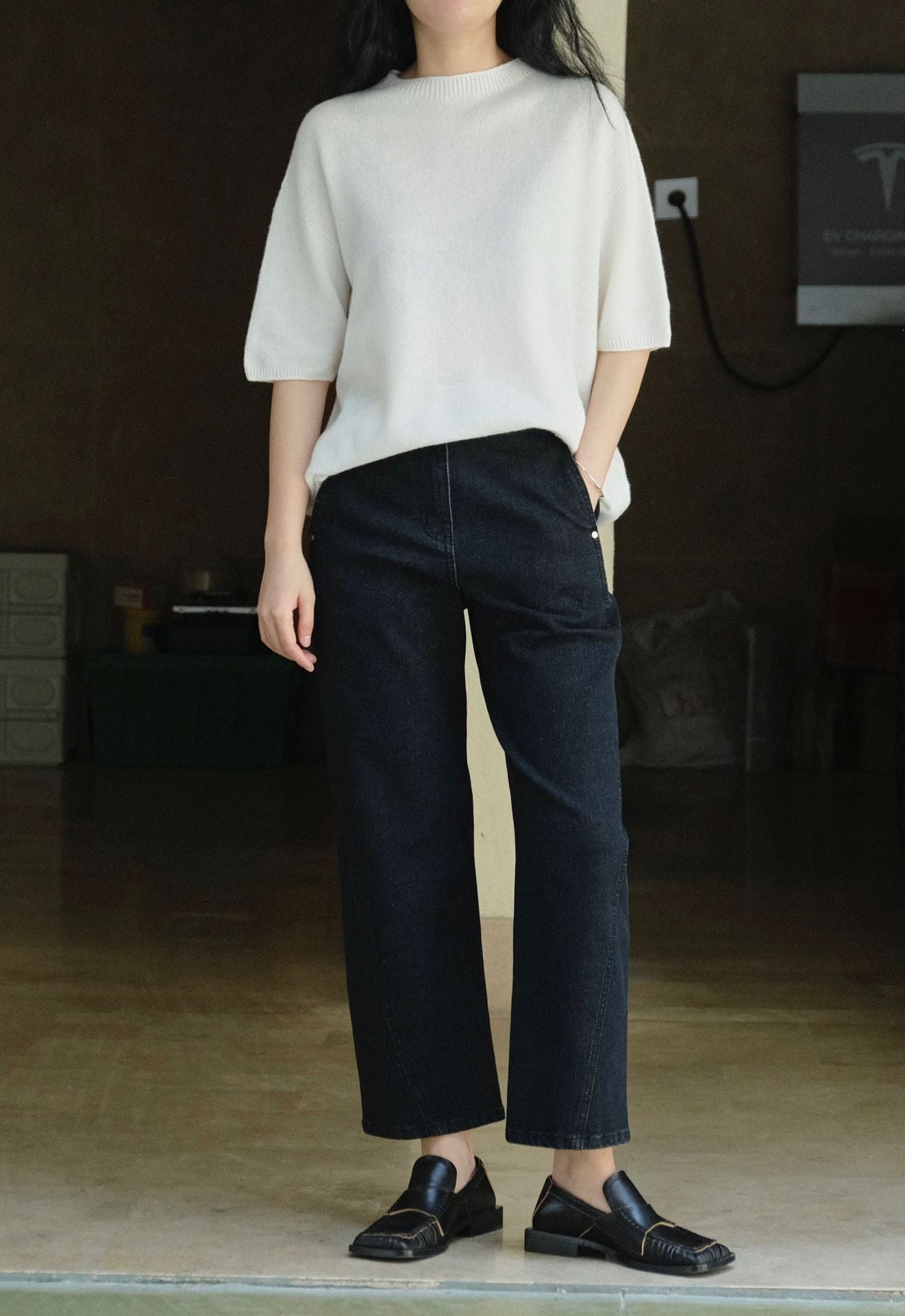 Ankle jeans
