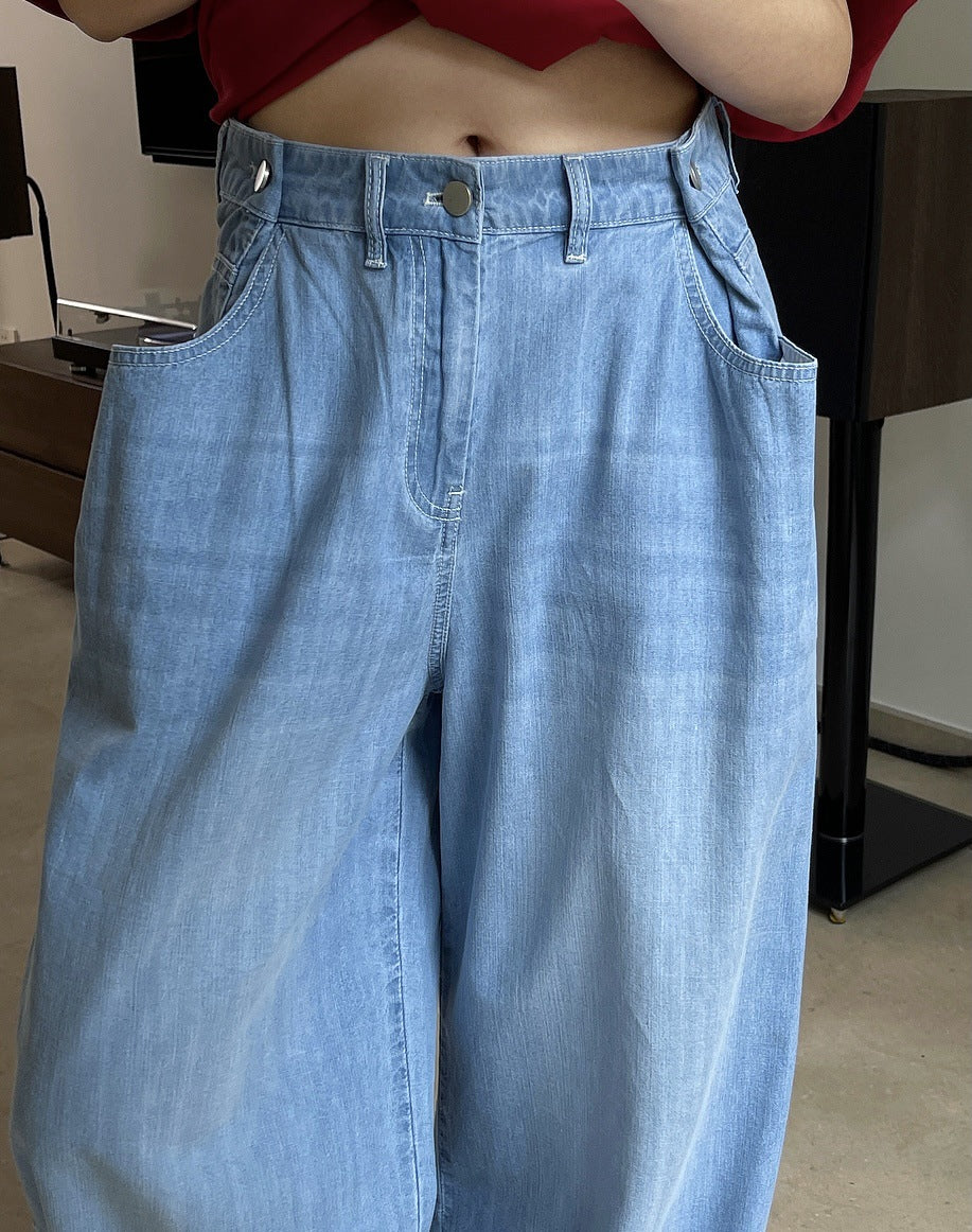 super wide jeans