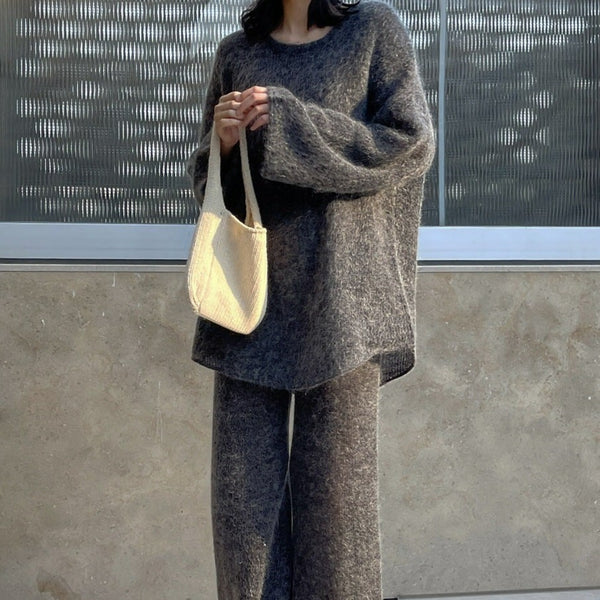 Mohair knitted co-ord