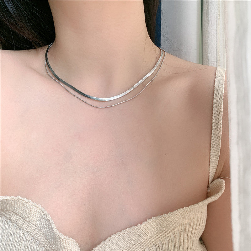 Chain choker necklace（即納）
