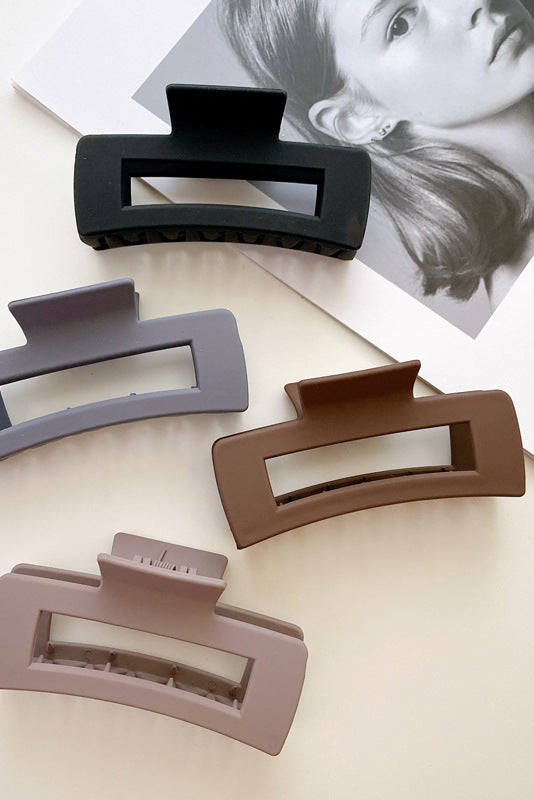 Matte hair clip