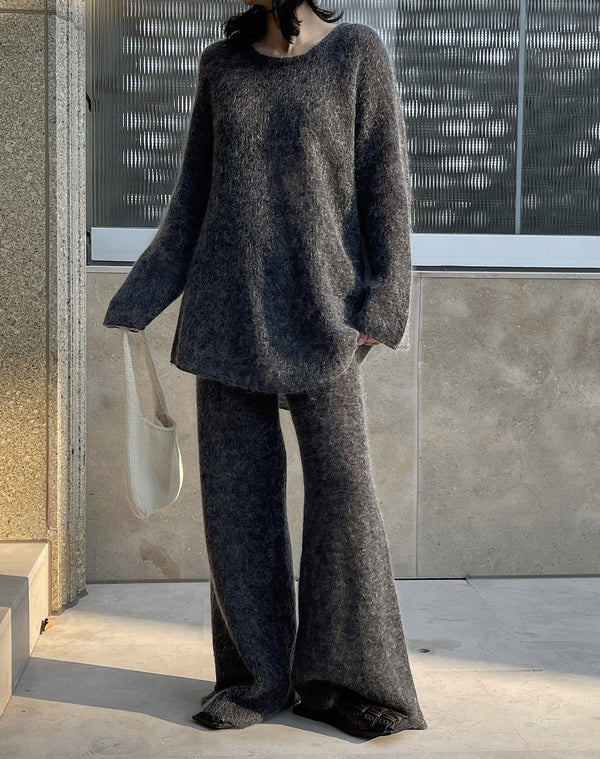 Mohair knitted co-ord