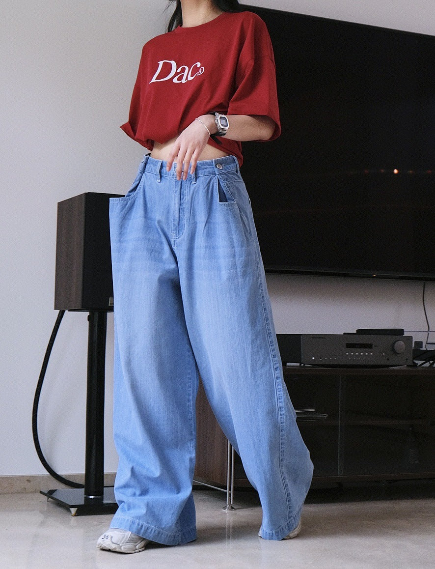 super wide jeans
