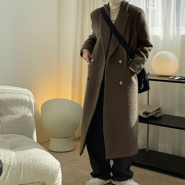 Wool double coat