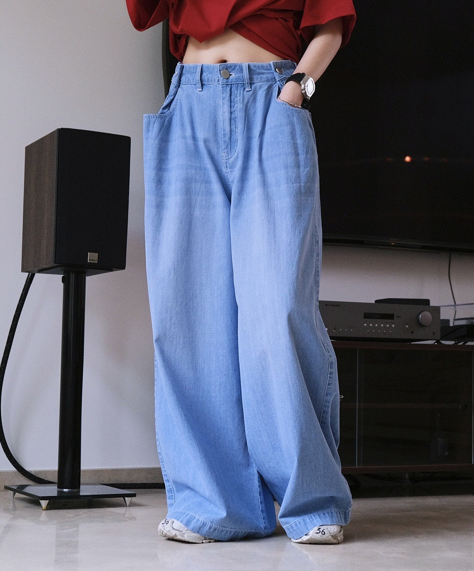 super wide jeans