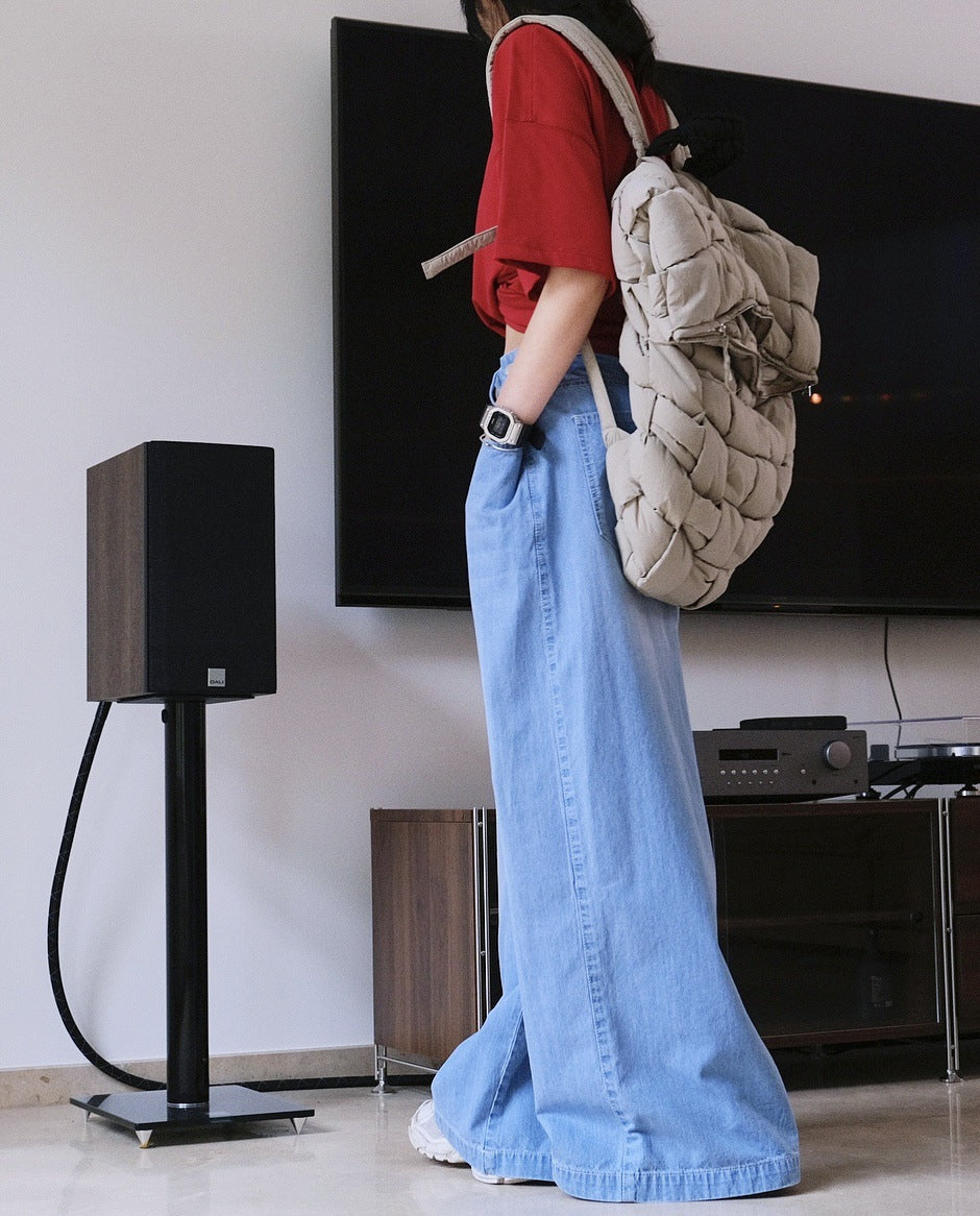 super wide jeans