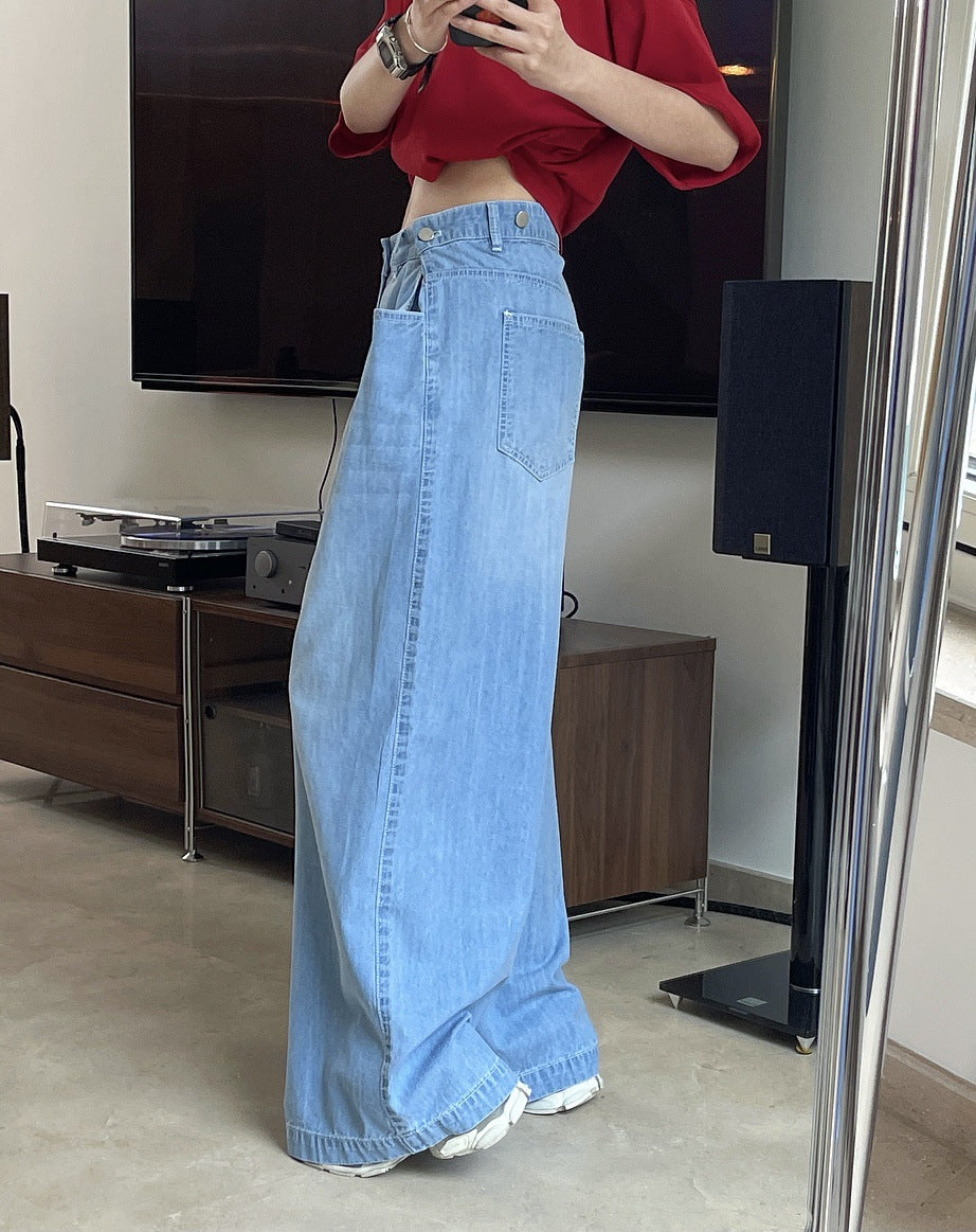 super wide jeans