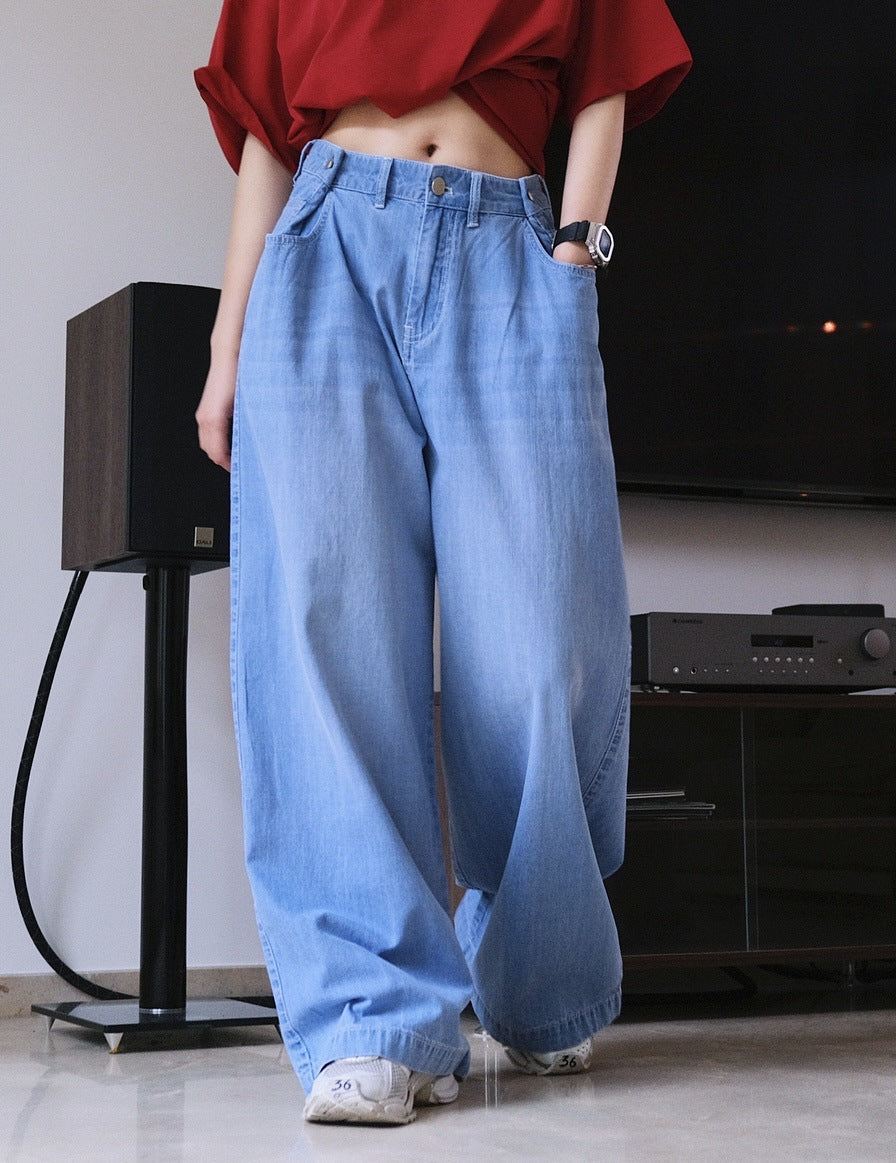 super wide jeans