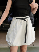 Cotton white skirt