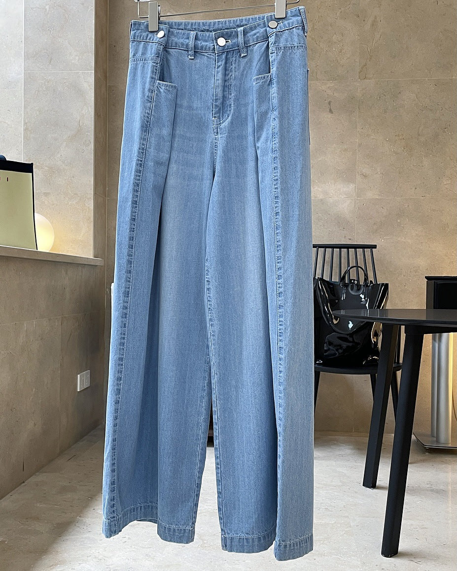 super wide jeans