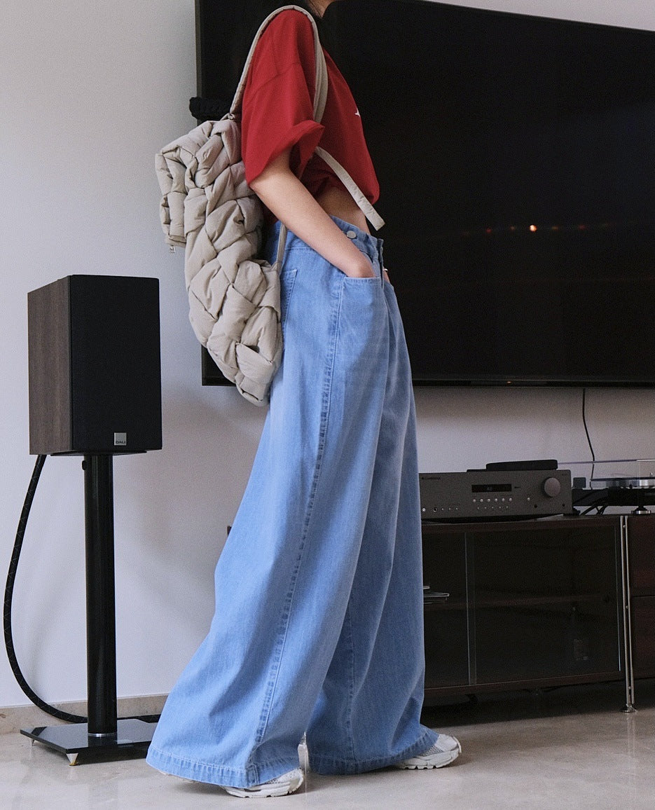 super wide jeans
