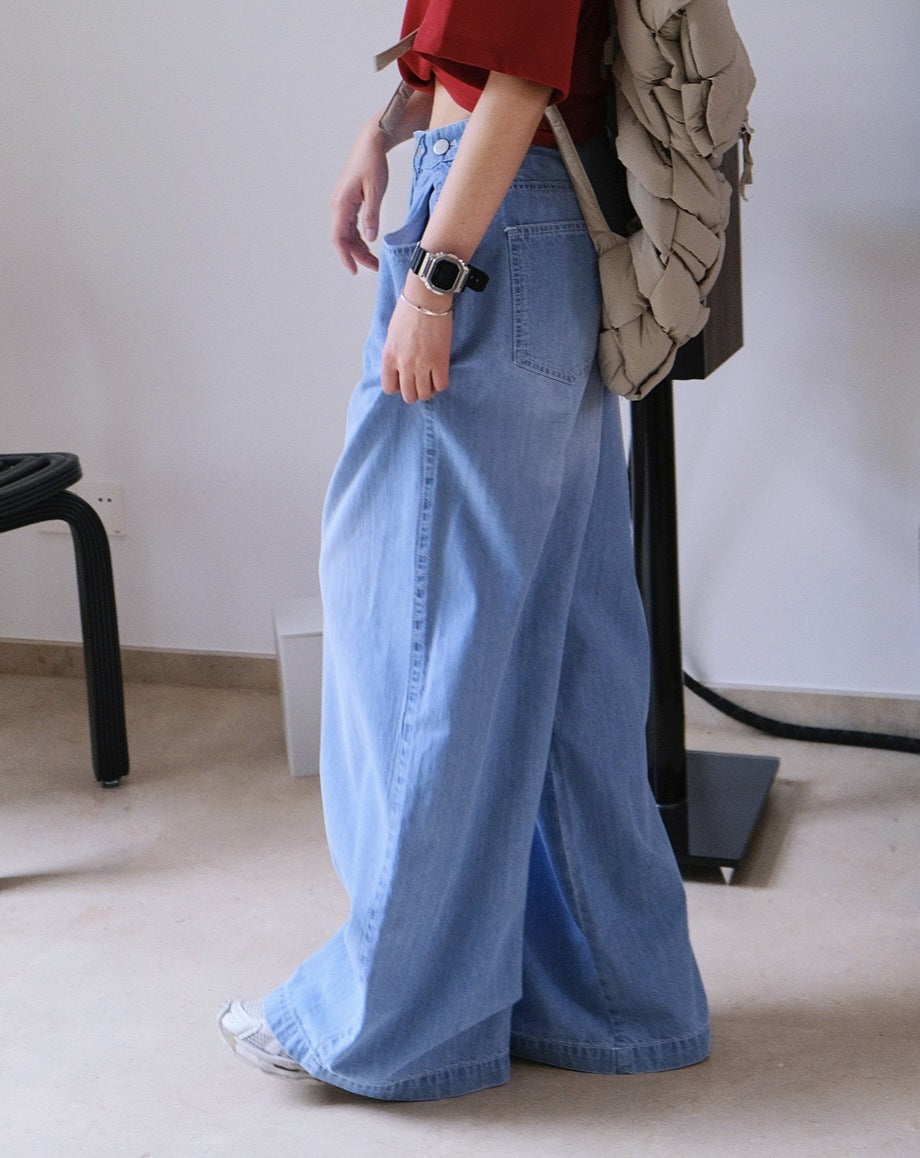 super wide jeans