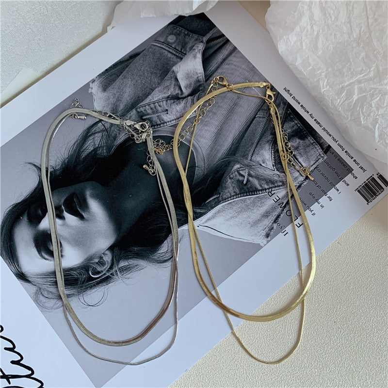 Chain choker necklace（即納）