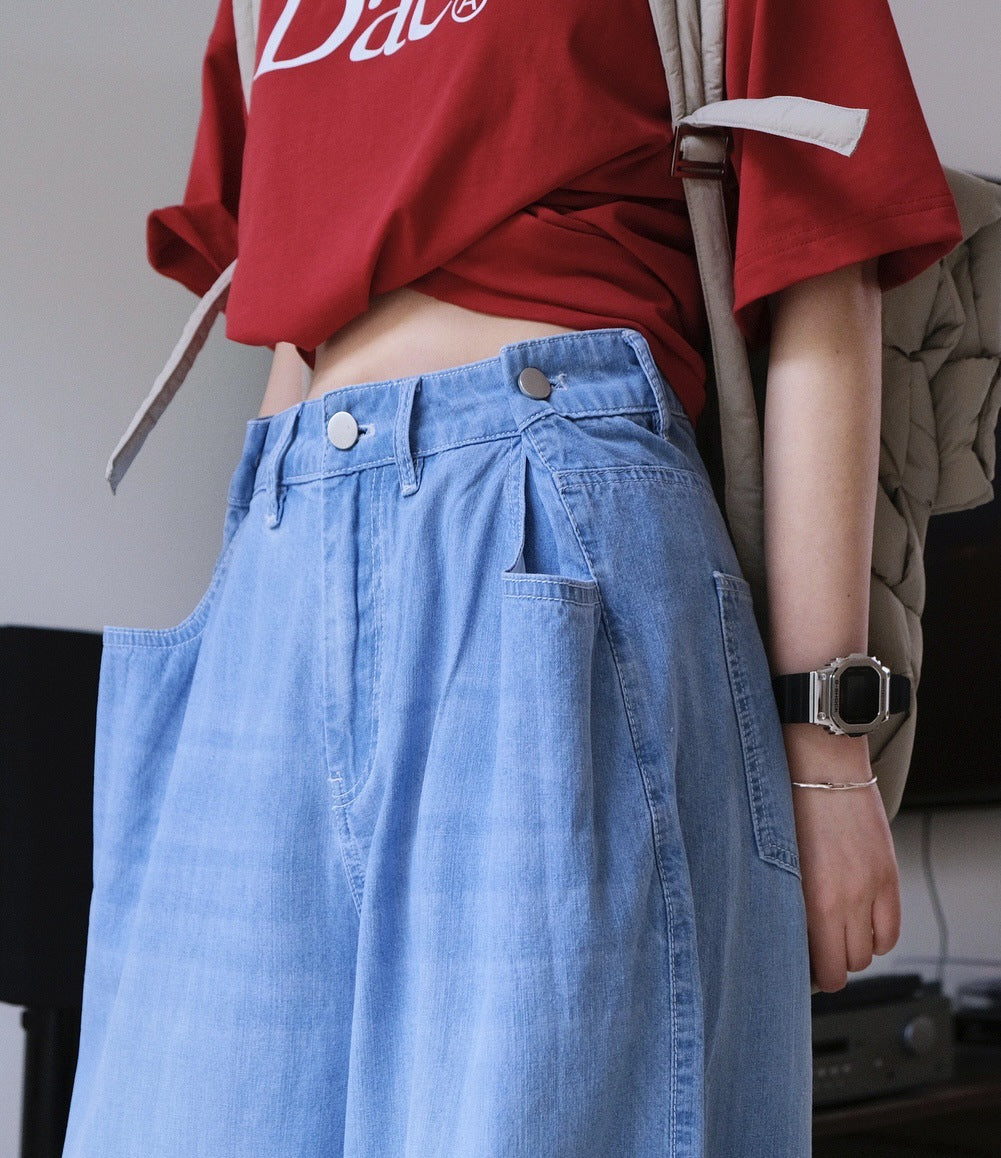 super wide jeans