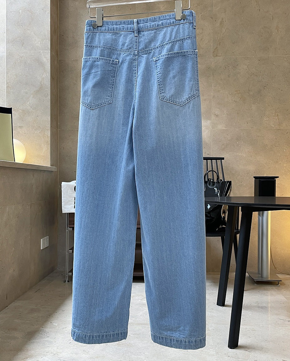 super wide jeans