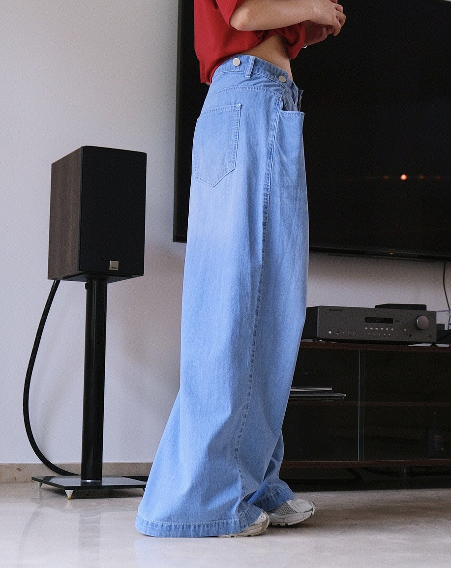 super wide jeans