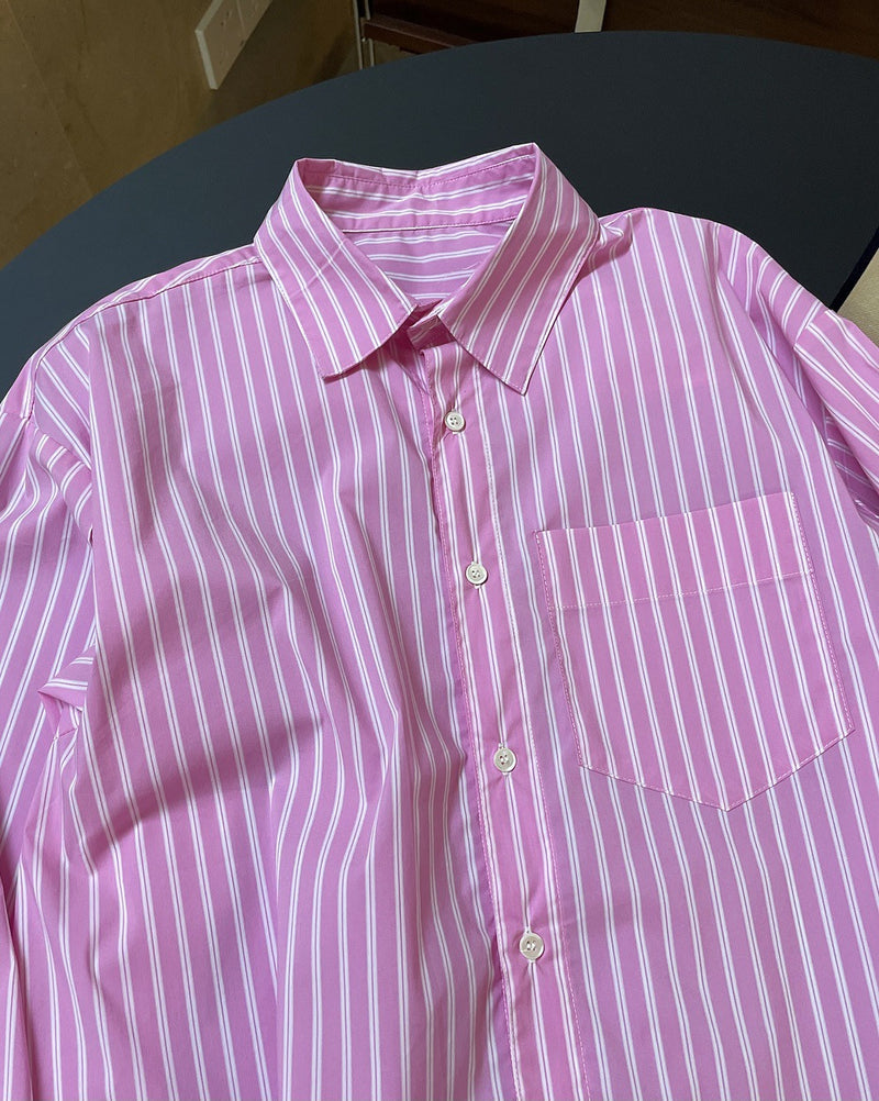 全サイト最安価 ⭐︎試着のみ⭐︎ JNHearts Stripe Shirts ピンク