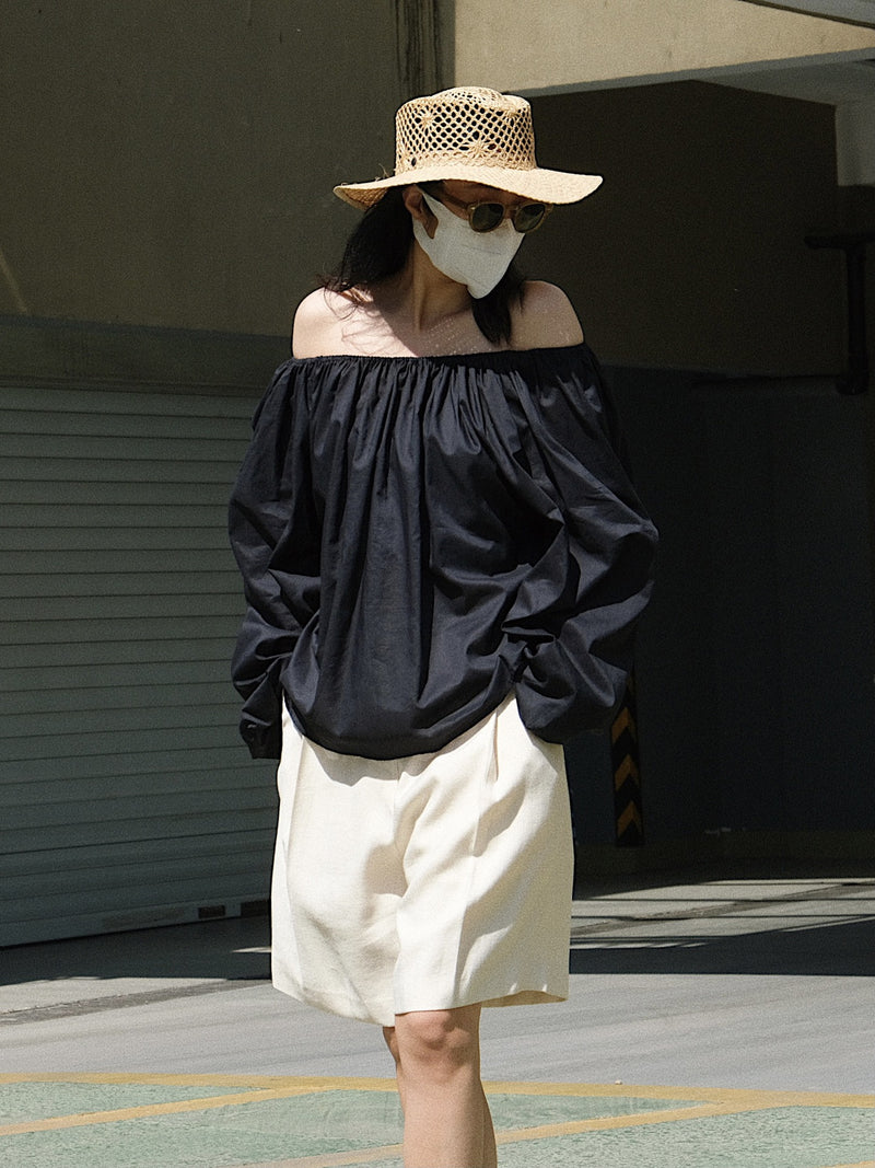 off shoulder shirt