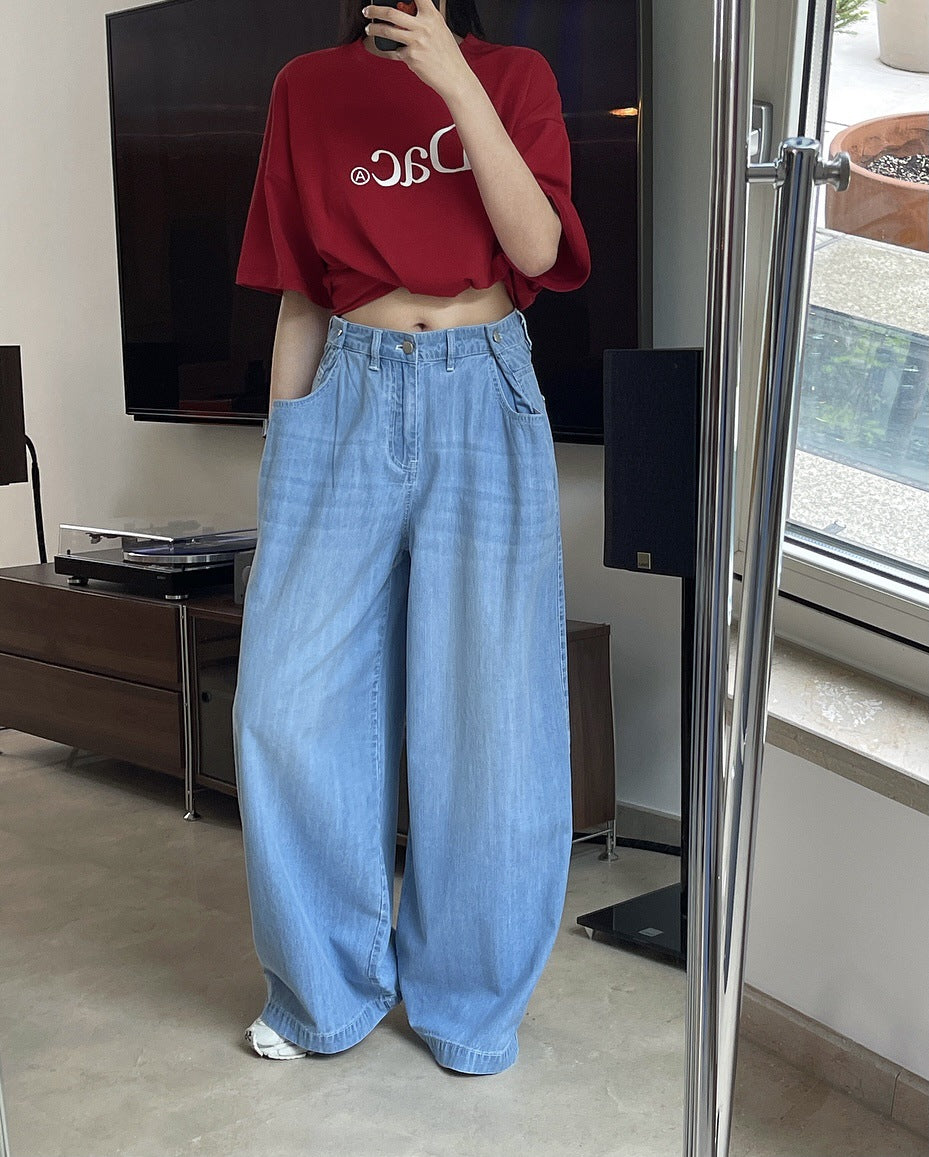 super wide jeans