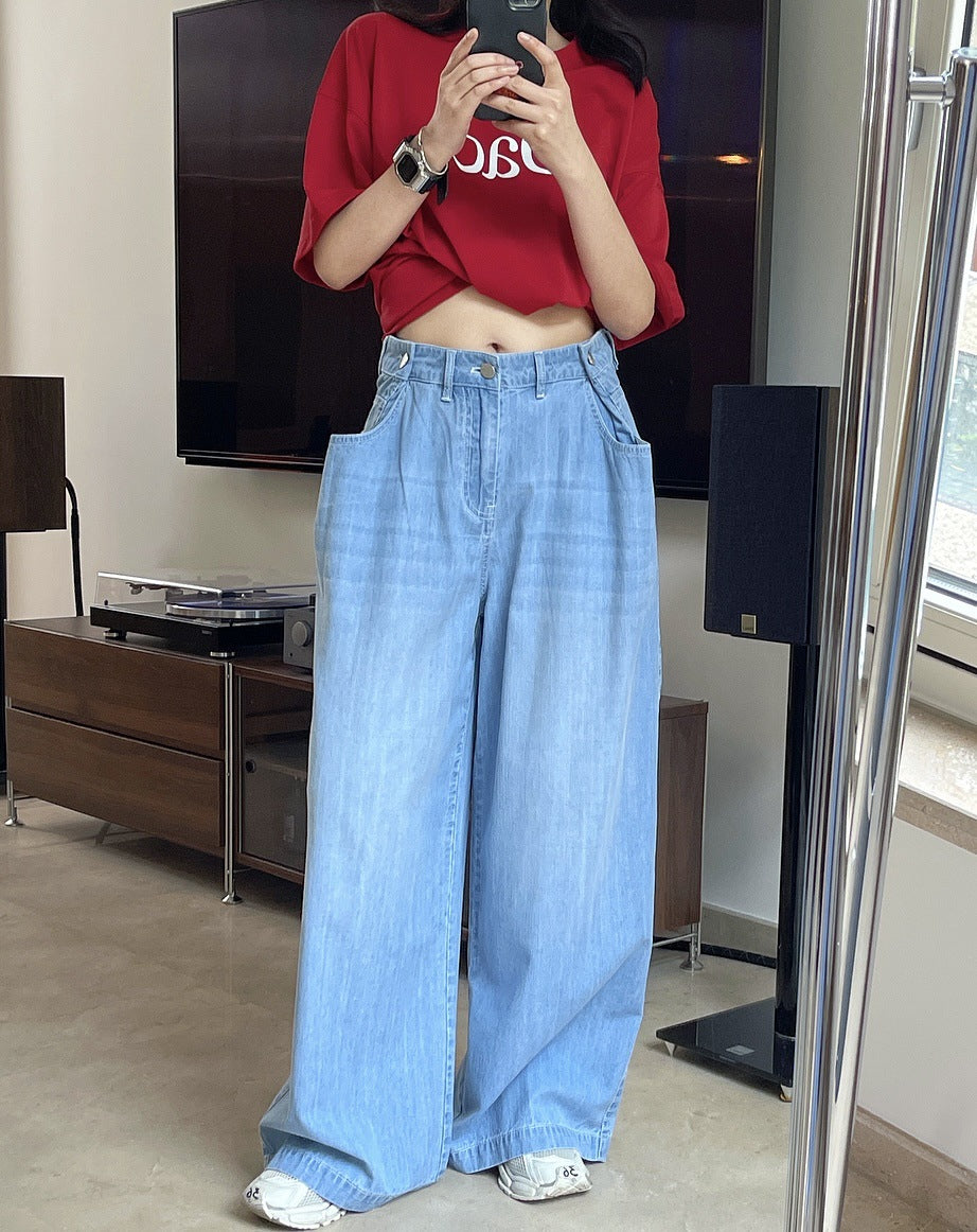 super wide jeans
