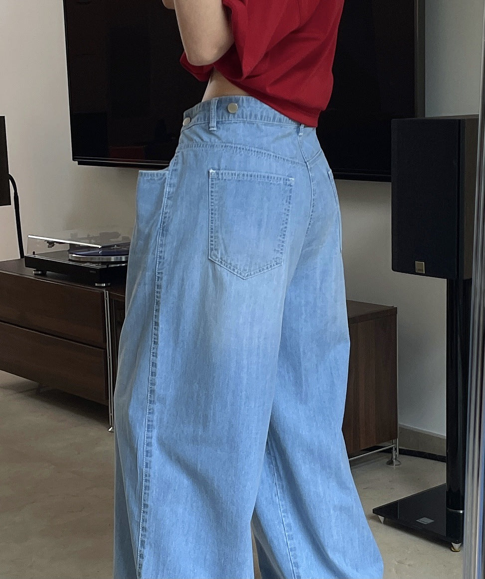 super wide jeans