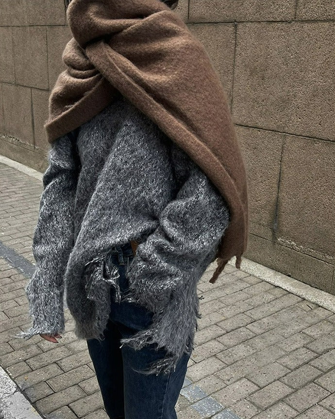 Simple big scarf
