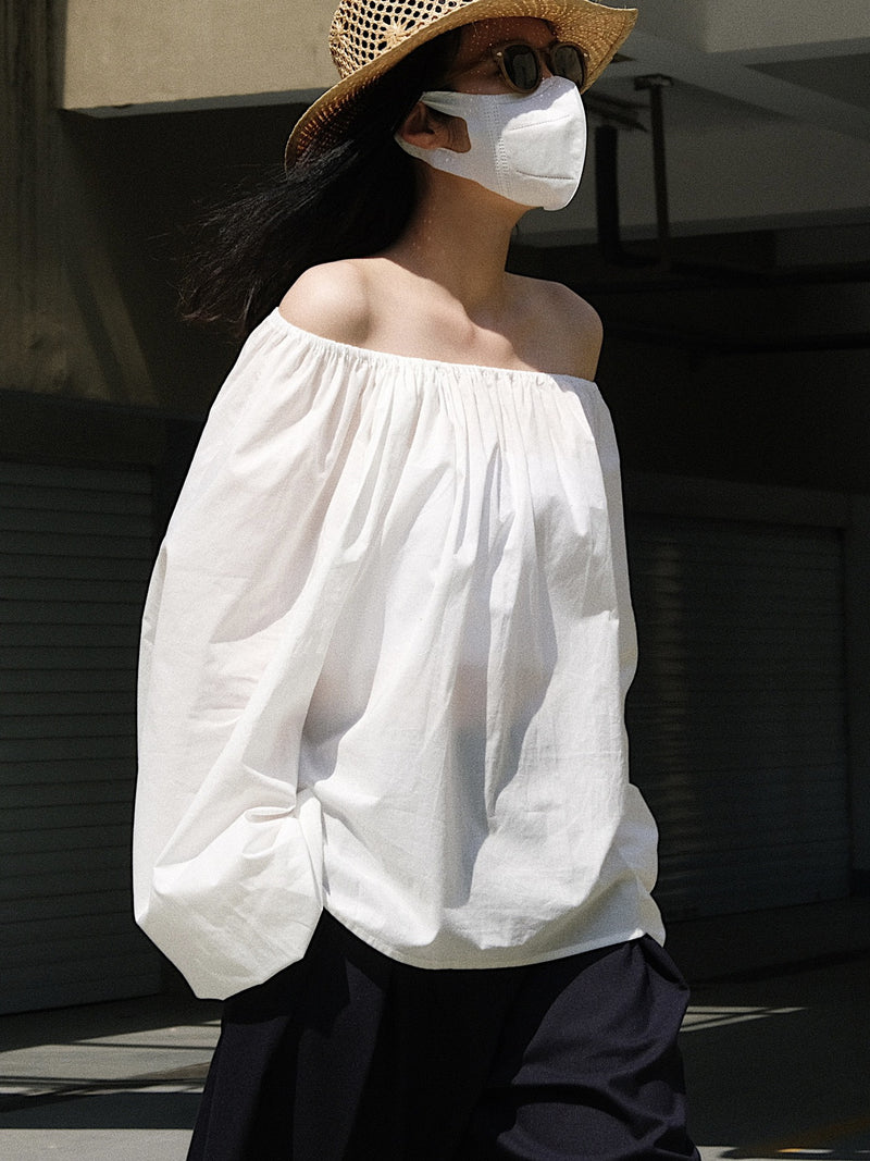 off shoulder shirt