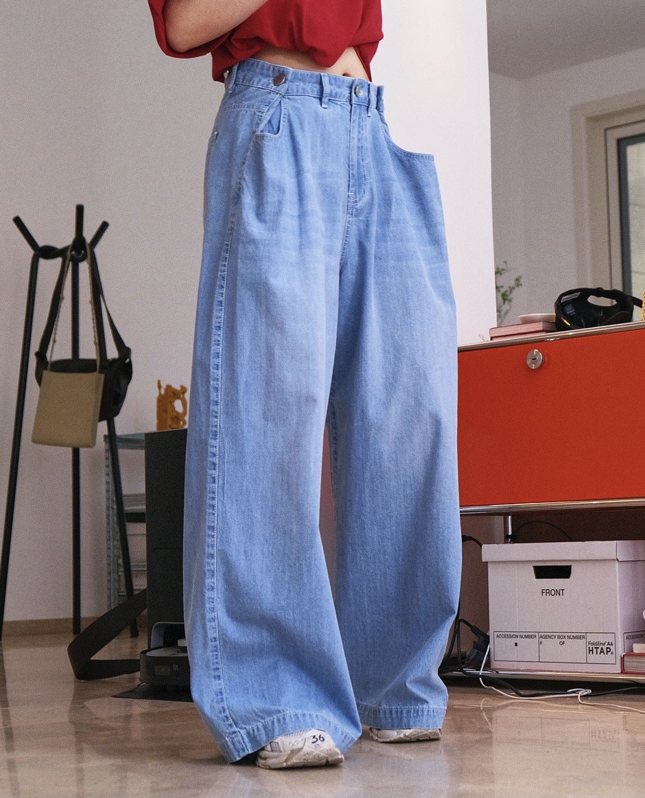 super wide jeans