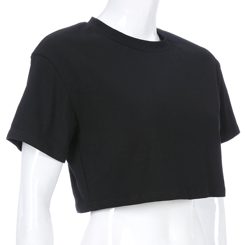 Simple cropped T-shirt