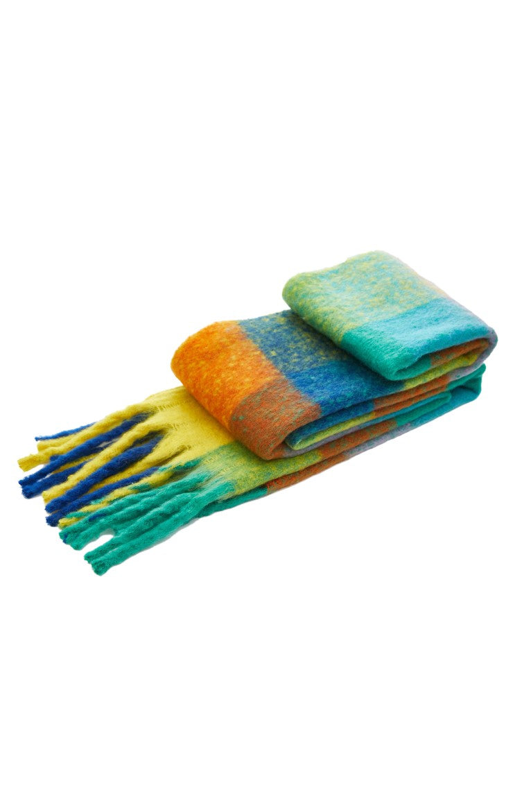Color blocked scarf