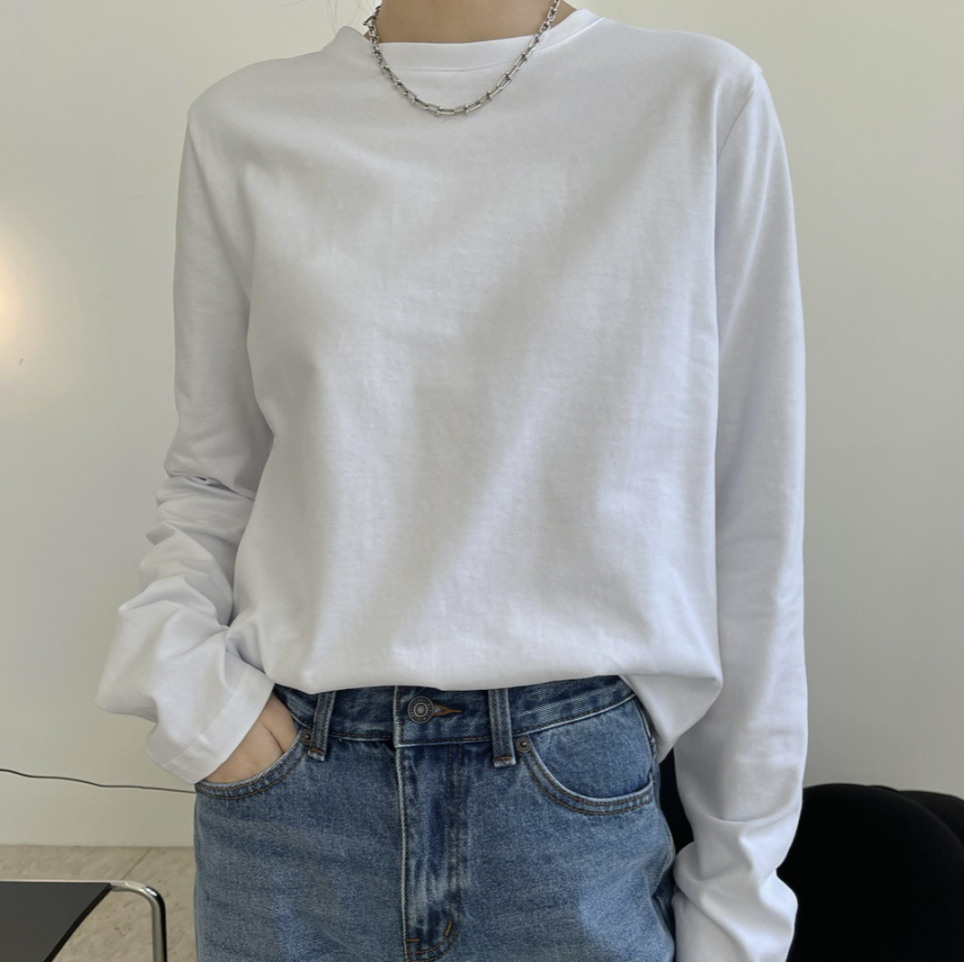 Simple long sleeve t-shirts