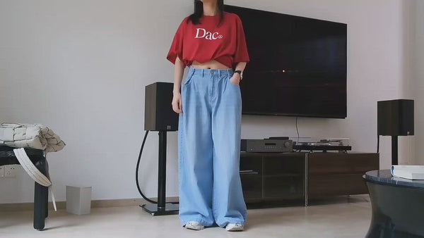 super wide jeans