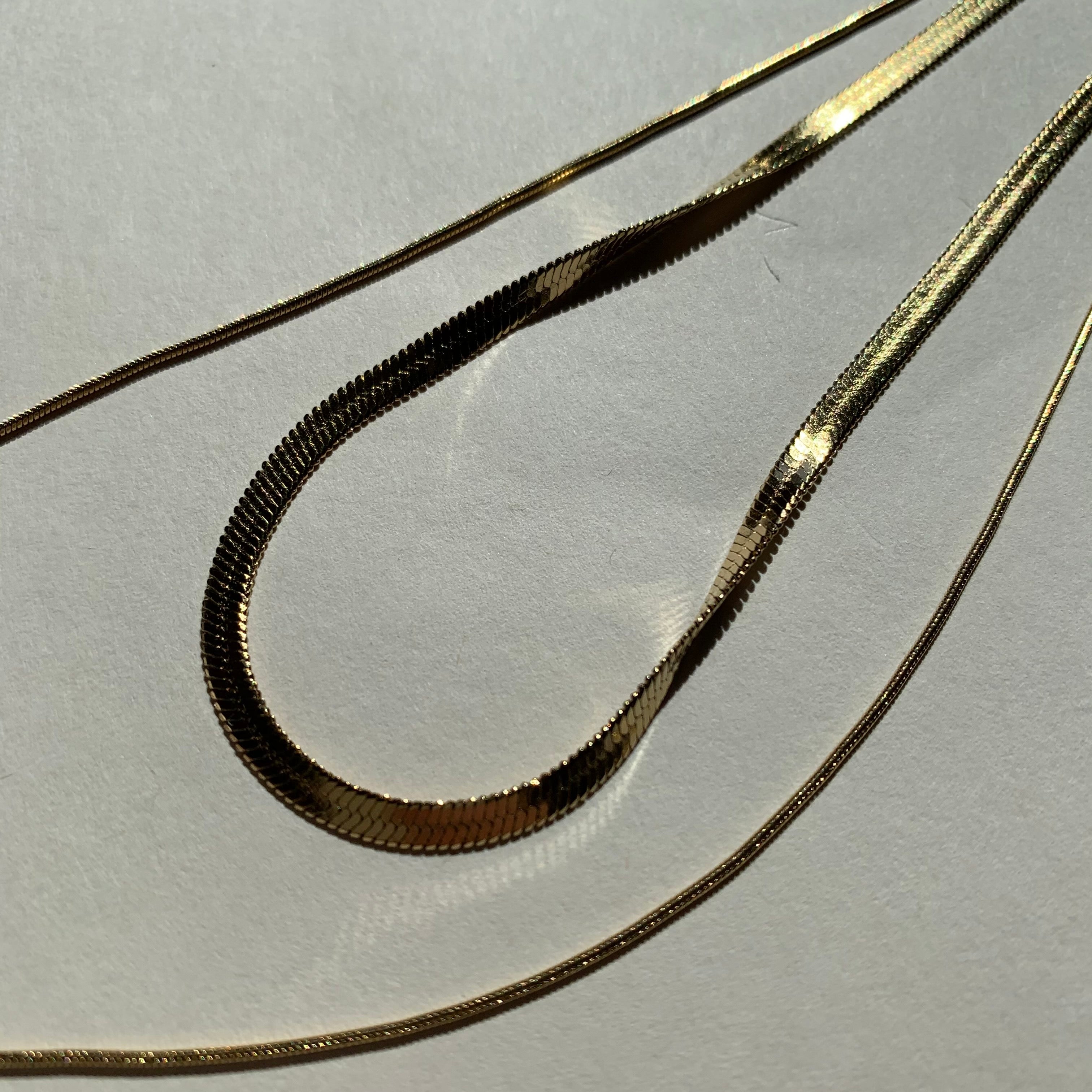 Chain choker necklace（即納）