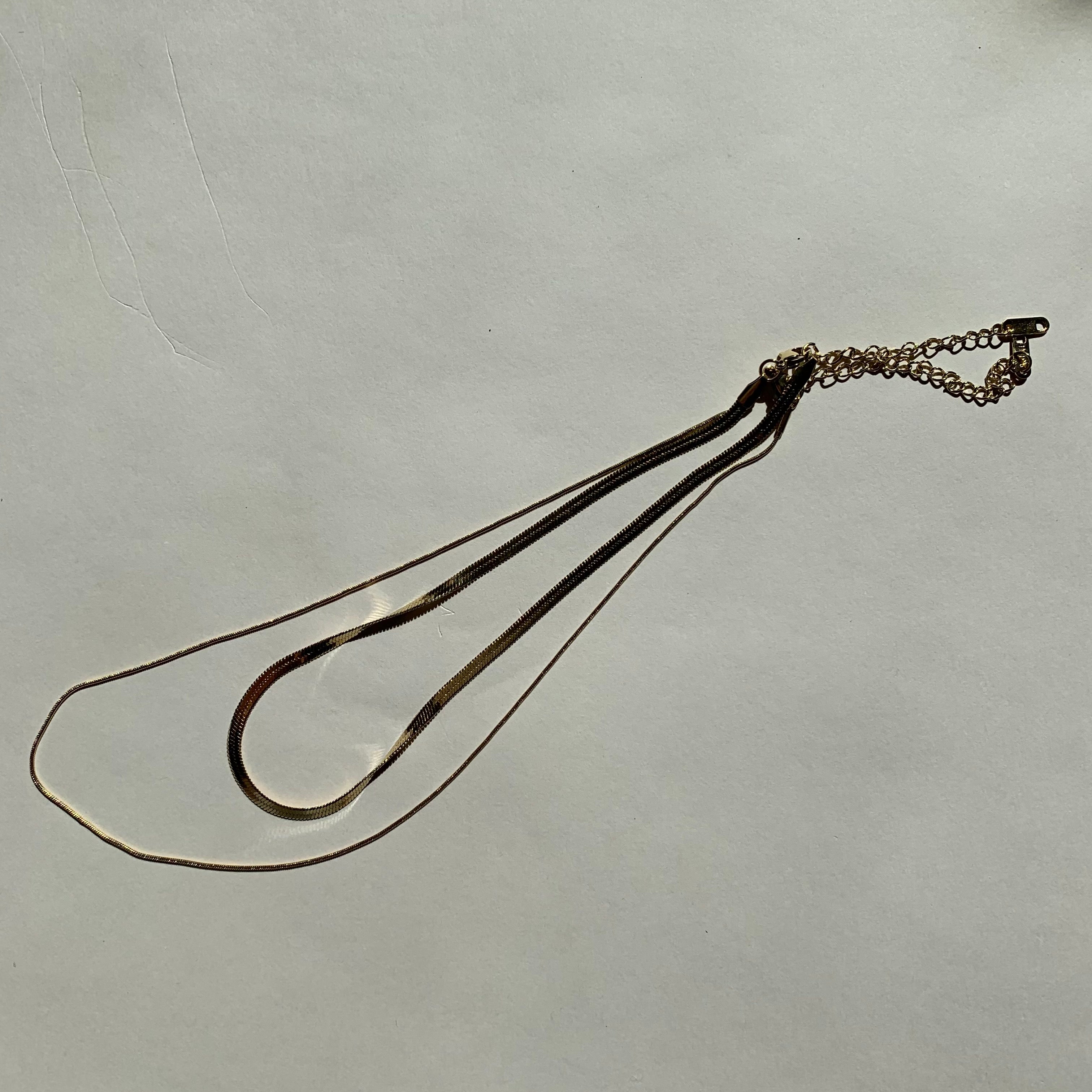 Chain choker necklace（即納）