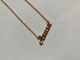 Personalized necklace（Letter）