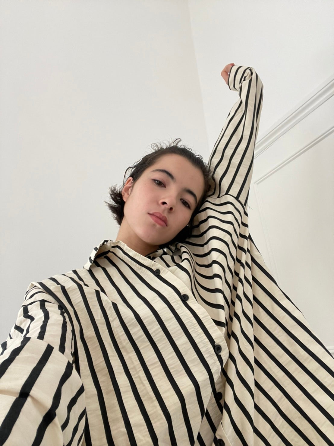 Heavy cotton stripe shirts