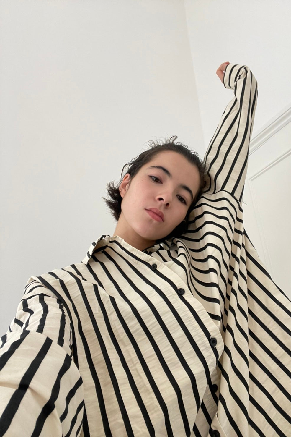 Heavy cotton stripe shirts