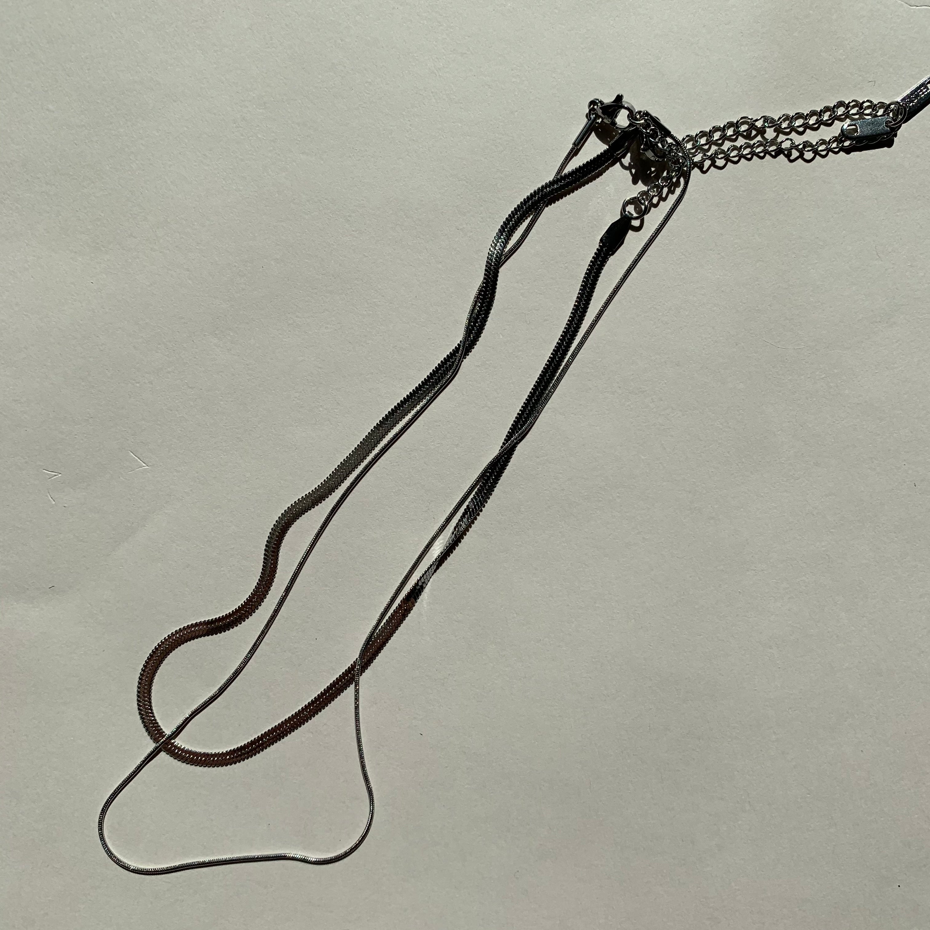Chain choker necklace（即納）