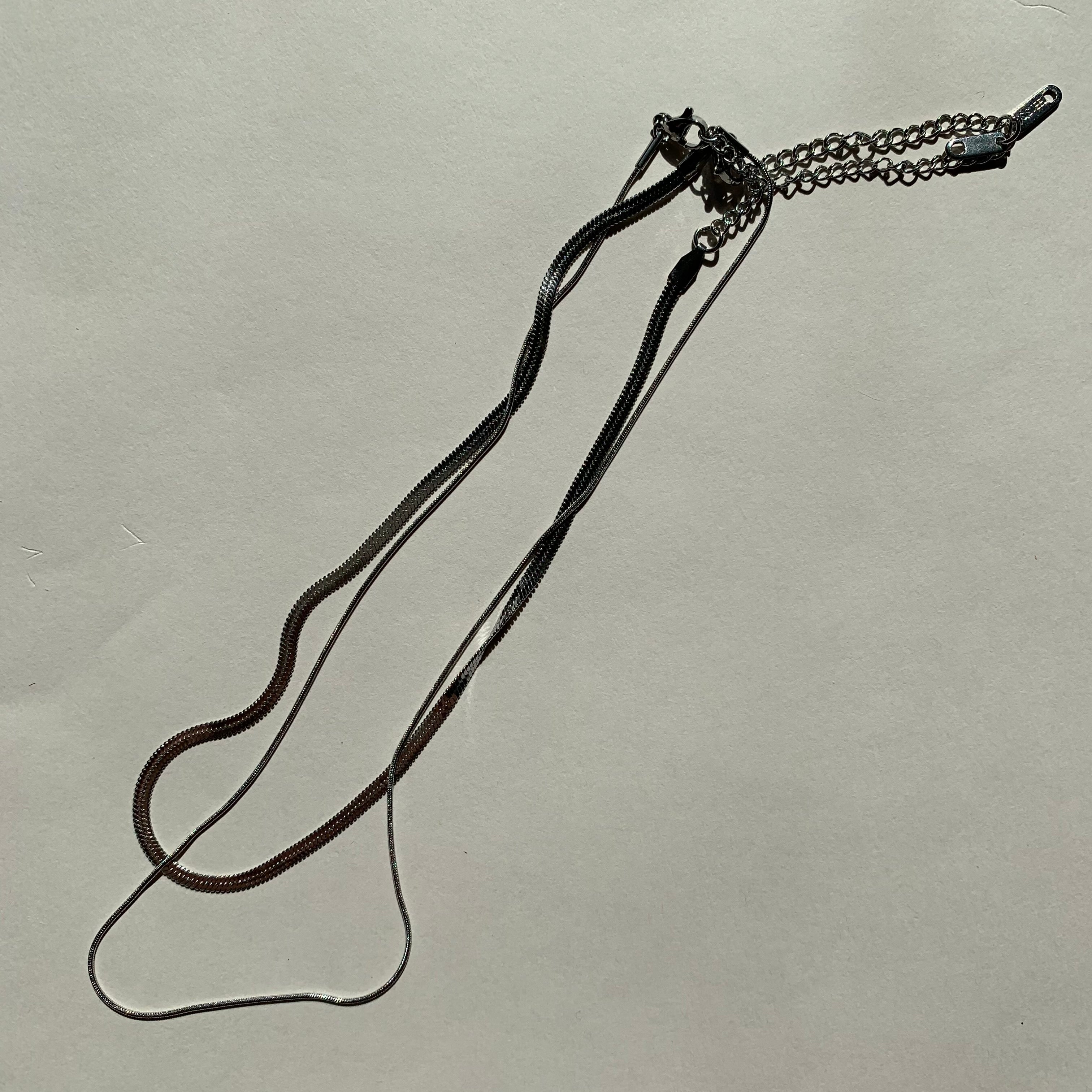 Chain choker necklace（即納）