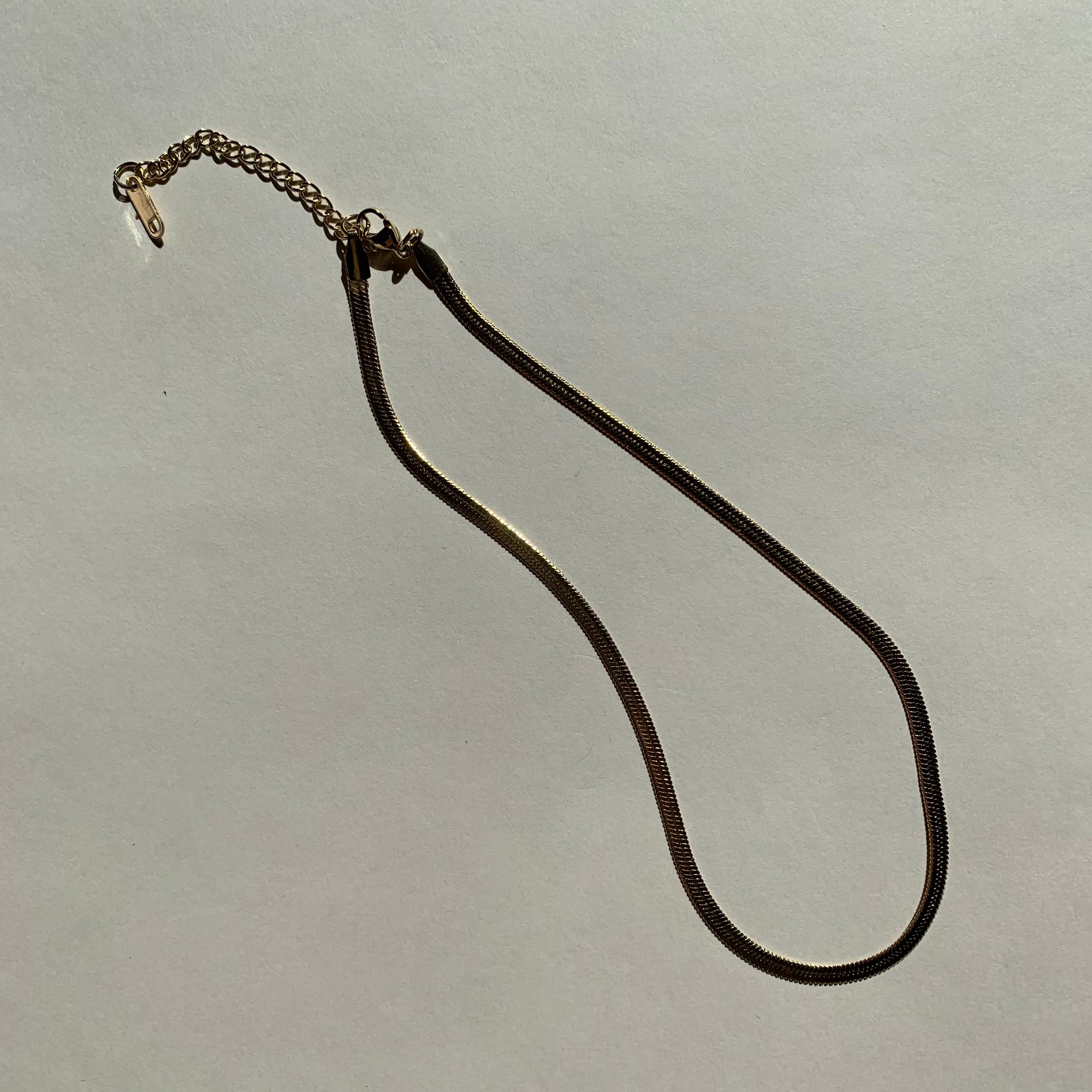Chain choker necklace（即納）