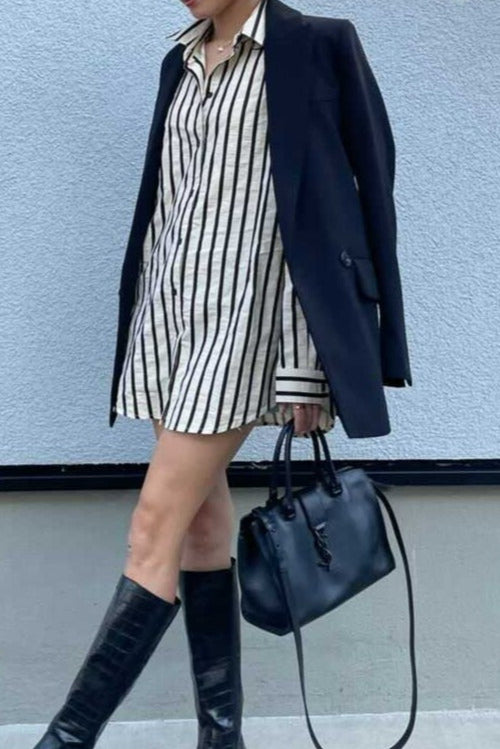 Heavy cotton stripe shirts